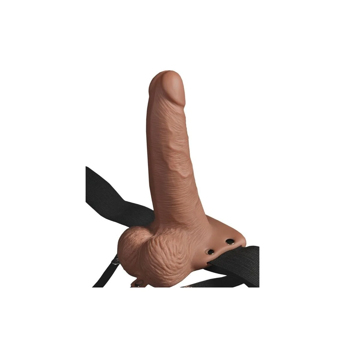 Gurt realistischer Penis mit wiederaufladbaren Hoden und Vibrator 15 cm von Fetish Fantasy Series kaufen | Fesselliebe