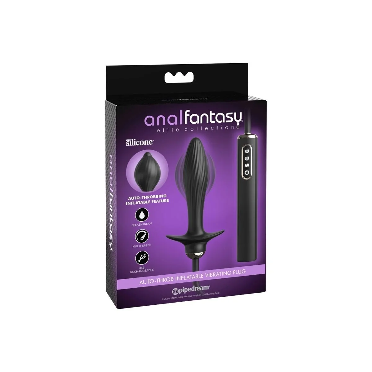 Aufblasbarer Plug & Auto-Throb Vibrator von Anal Fantasy Elite Collection kaufen | Fesselliebe