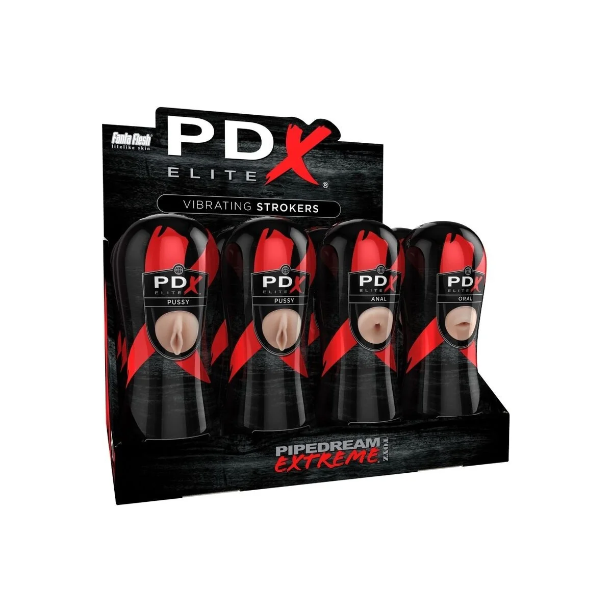 Stroker Set 12 Stück: 6x Vagina, 3x Ano, 3x Mund von Pdx Elite kaufen | Fesselliebe