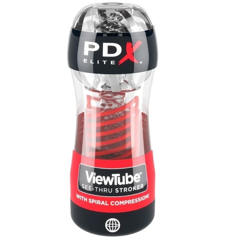 Stroker Viewtube 2 Spiralkompression Transparent von Pdx Elite kaufen | Fesselliebe