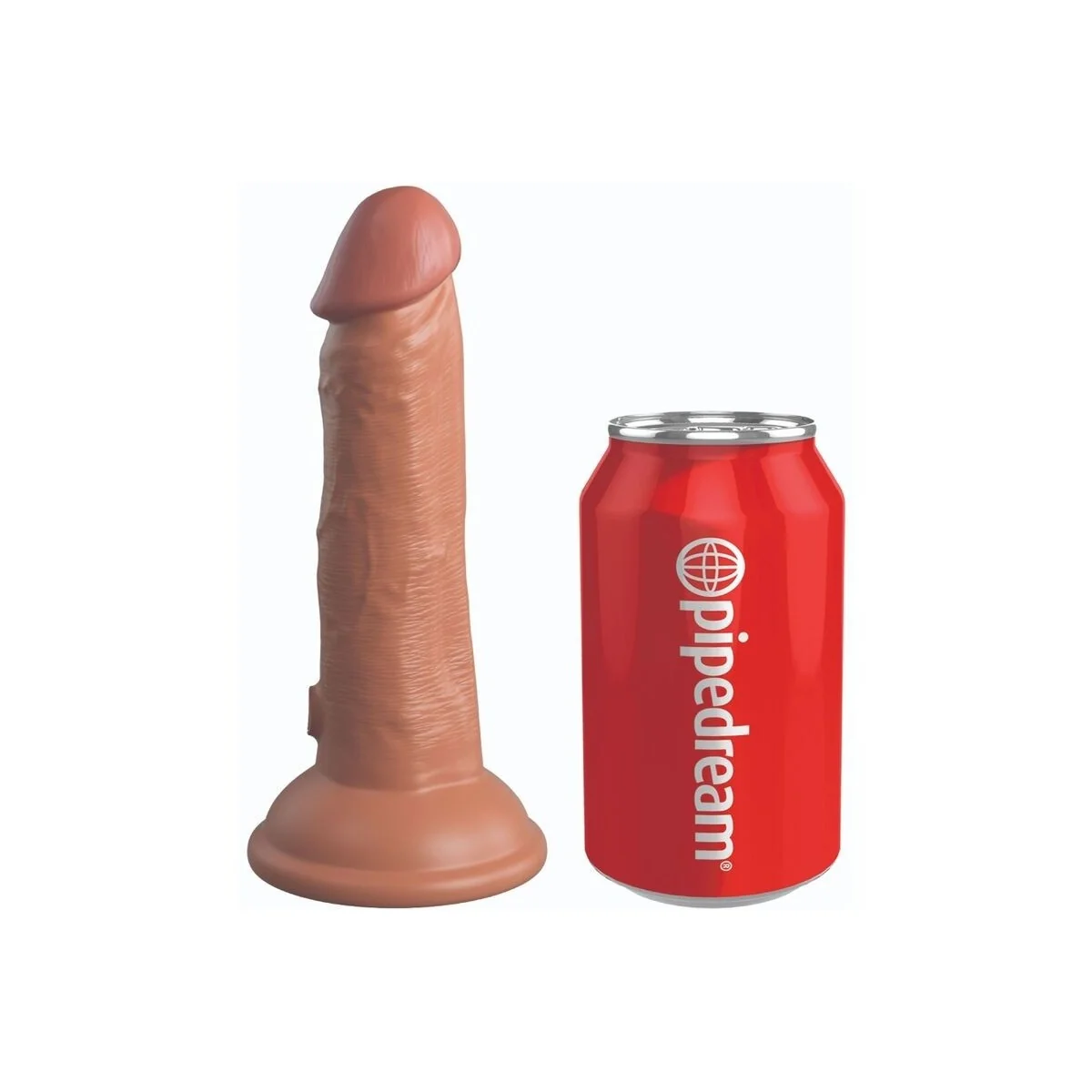 Elite realistischer Silikondildo 15.2 cm Karamell von King Cock kaufen | Fesselliebe