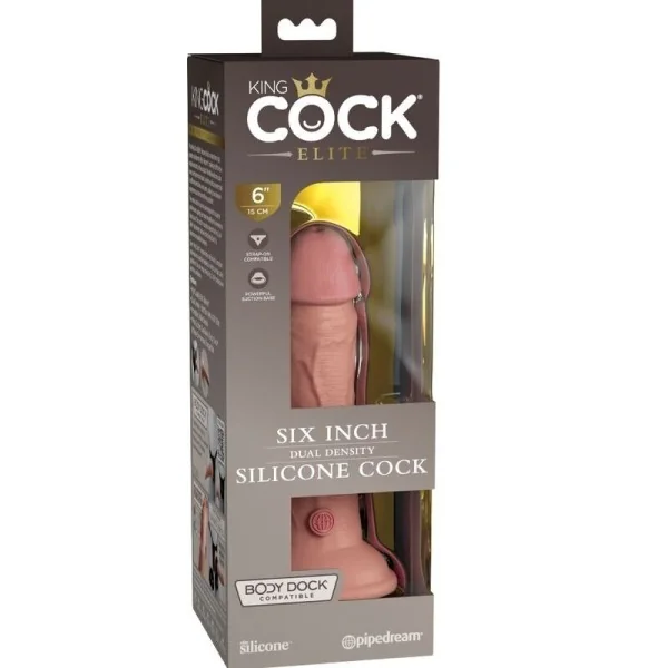 Elite realistischer Silikondildo 15.2 cm von King Cock kaufen | Fesselliebe
