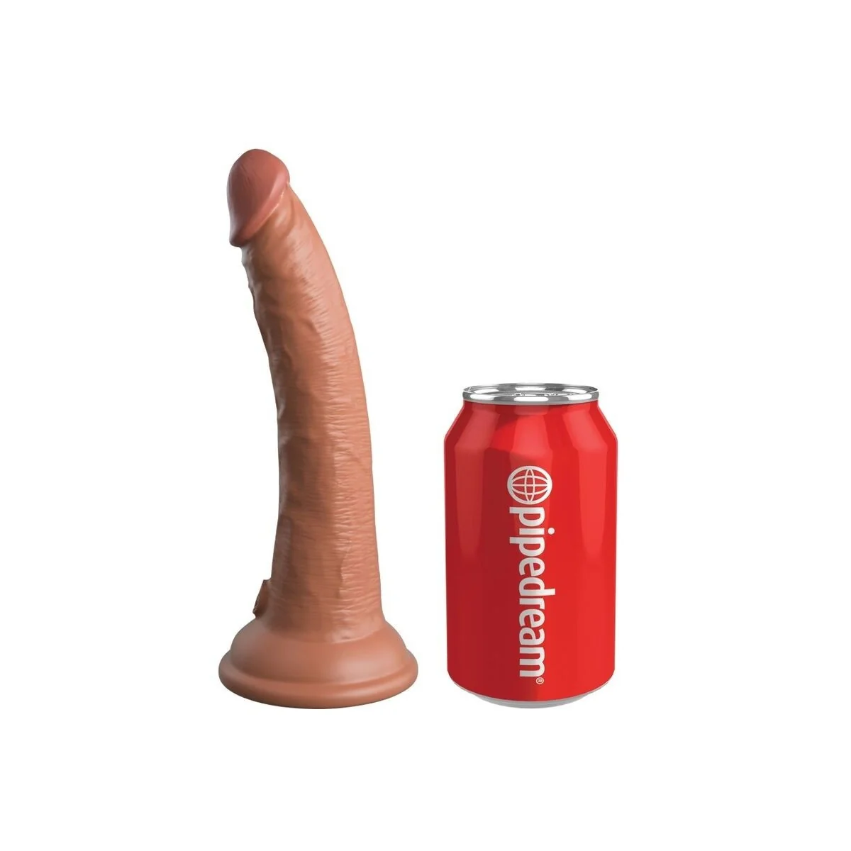 Elite realistischer Silikondildo 17.8 cm Karamell von King Cock kaufen | Fesselliebe