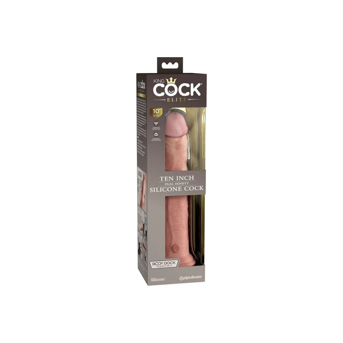 ELITE REALISTISCHER SILIKONDILDO 25.4 CM VON KING COCK
