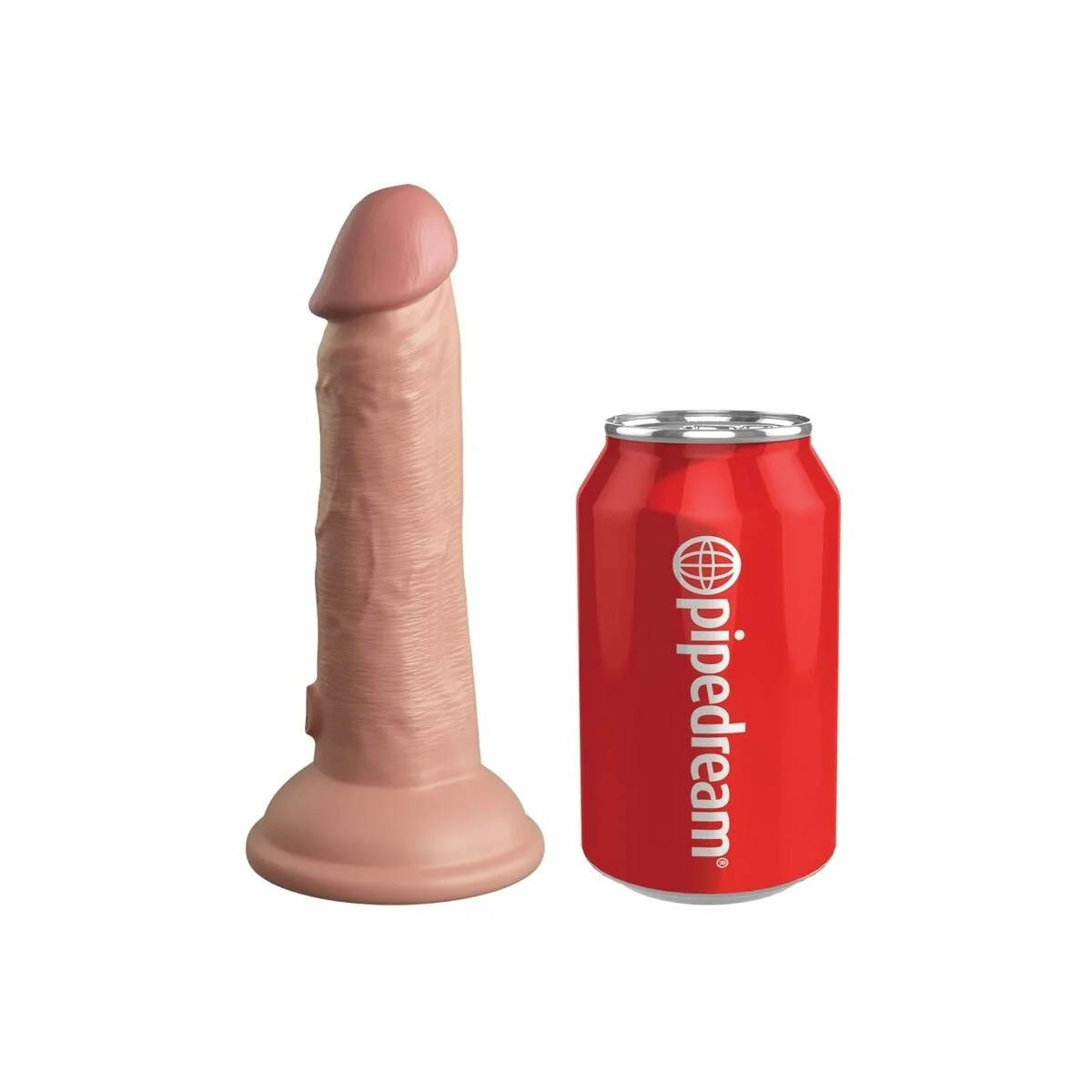 Elite realistischer Dildo mit Vibration und Silikon 15.2 cm von King Cock kaufen | Fesselliebe