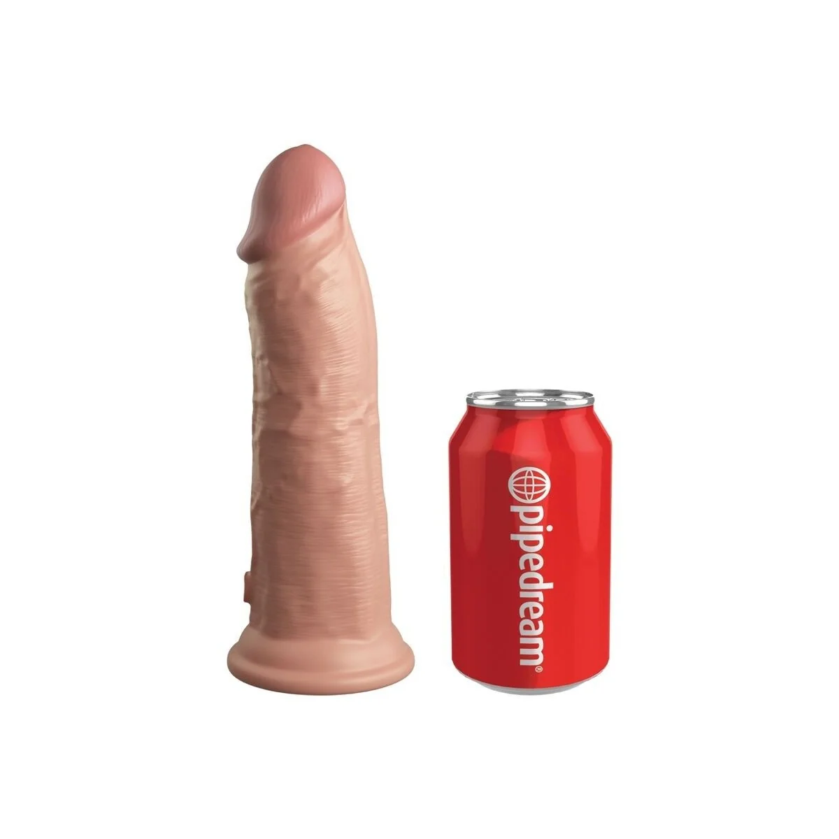 Elite realistischer Dildo mit Vibration und Silikon 20.3 cm von King Cock kaufen | Fesselliebe