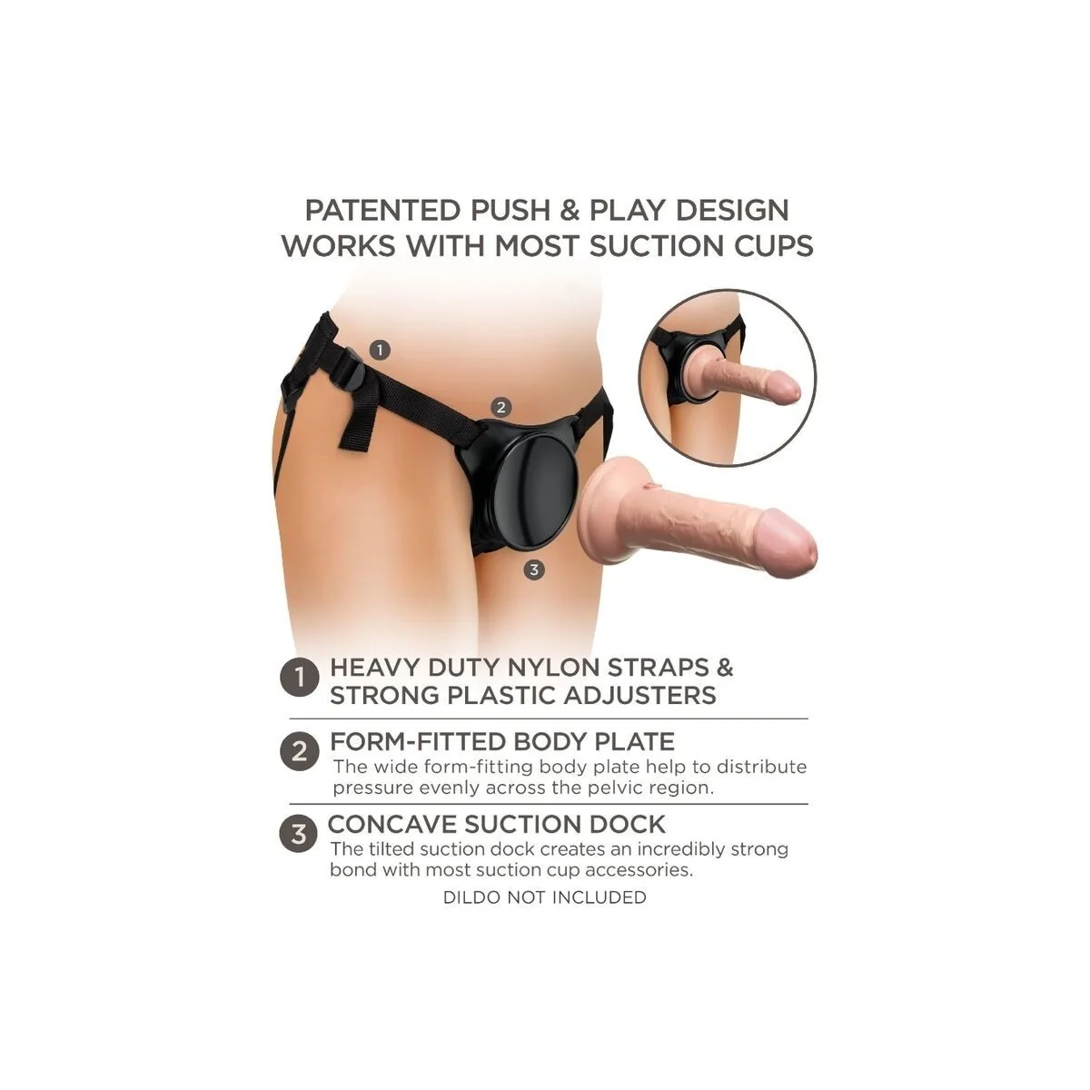 Elite Verstellbares Geschirr für Anfänger von King Cock kaufen | Fesselliebe