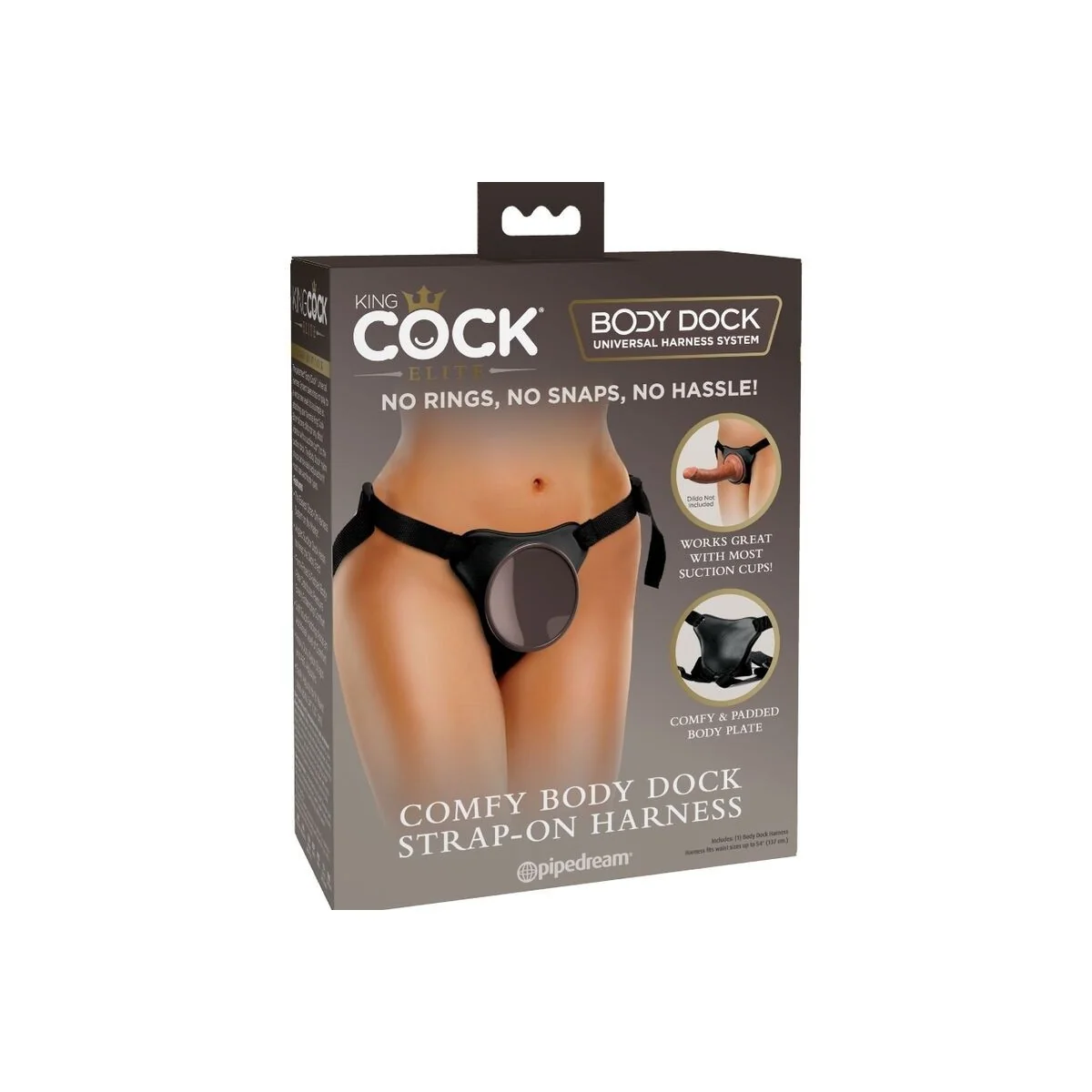 Elite Bequemer Verstellbarer Gurt von King Cock kaufen | Fesselliebe