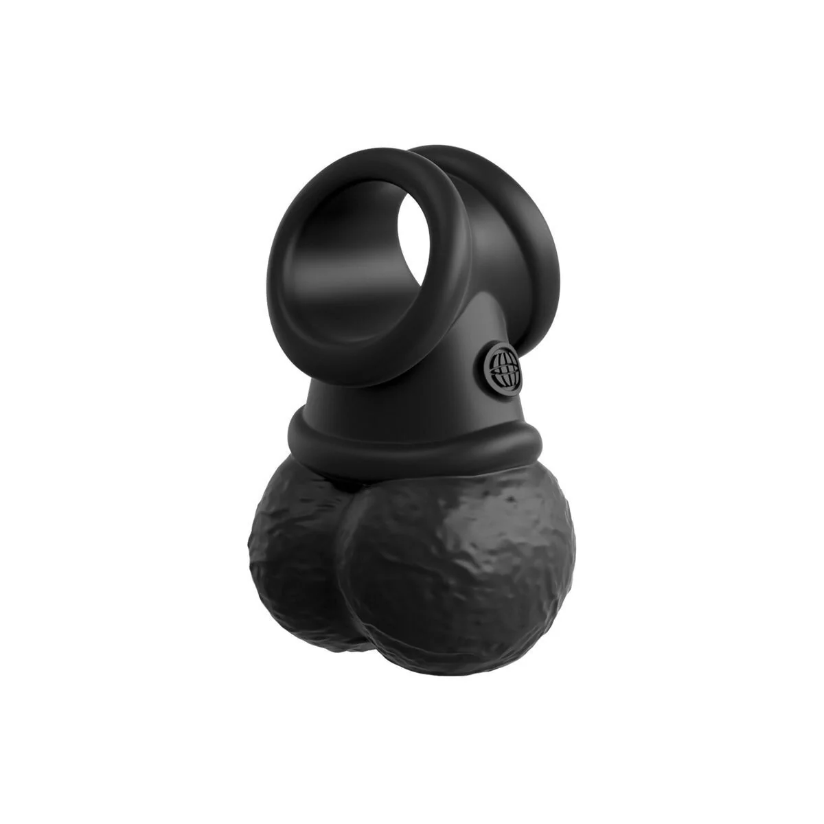 Elite Deluxe Verstellbares Harness-Kit Ring mit Hoden & Dildo 20.3 cm von King Cock kaufen | Fesselliebe