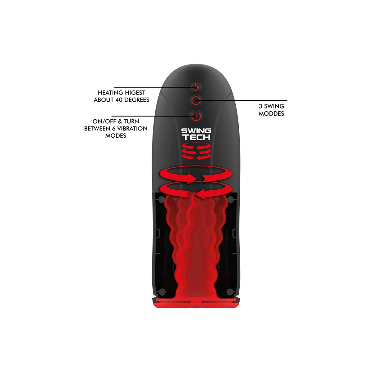 Swing-R Heizeffekt, Swing Tech und Vibrations-Masturbator von Jamyjob kaufen | Fesselliebe