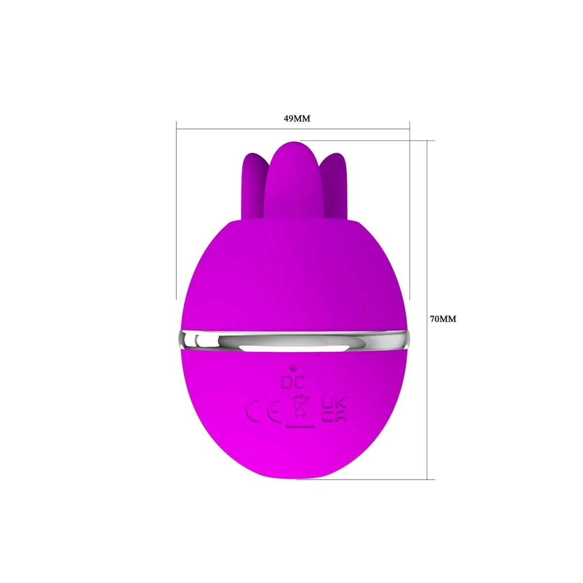 Gemini Ball Lila. Runder Vibrator aus Silikon von Pretty Love Flirtation kaufen | Fesselliebe