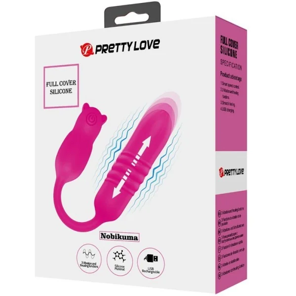 Nobikuma Rosa Silikon-Vibrierbullet von Pretty Love Flirtation kaufen | Fesselliebe