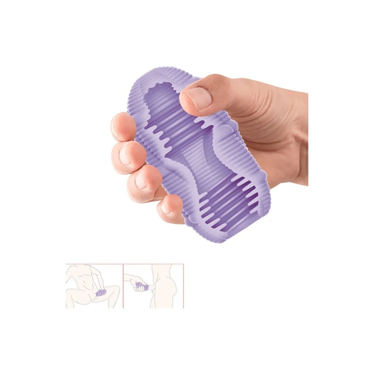 Glattes Streifen-Cupid-Masturbator-Ei von Pretty Love Male kaufen | Fesselliebe