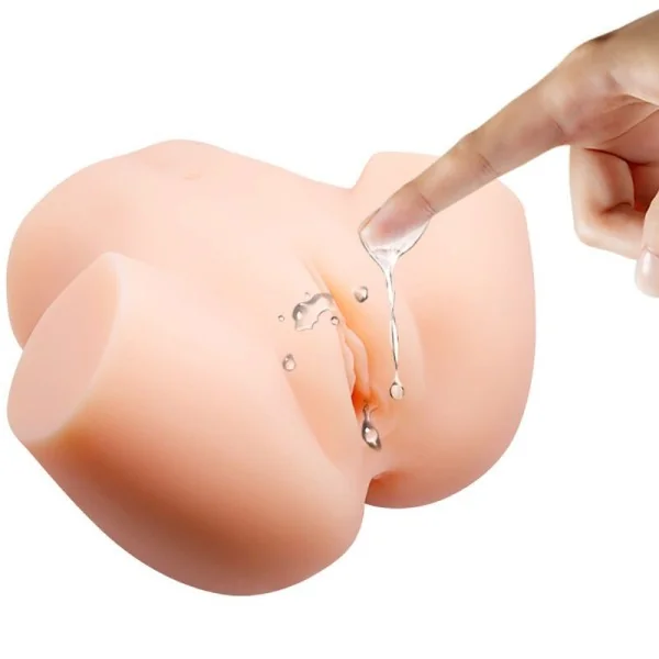 Realistische Vagina- und Anus-Doppelvibration von Crazy Bull kaufen | Fesselliebe