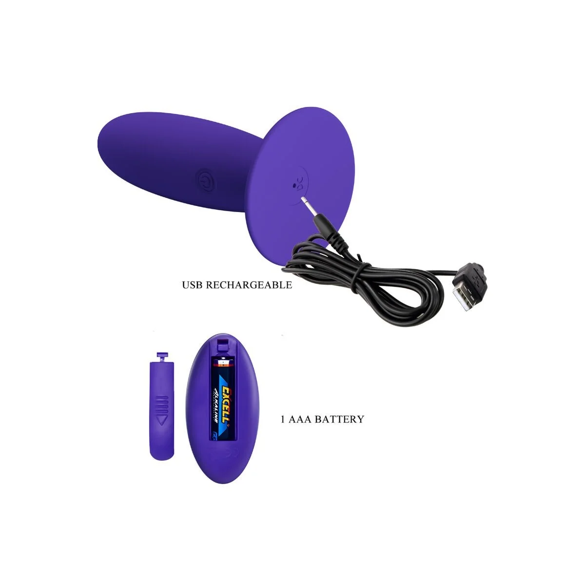 Jugendplug Analvibrator mit Fernbedienung Violett von Pretty Love Youth kaufen | Fesselliebe