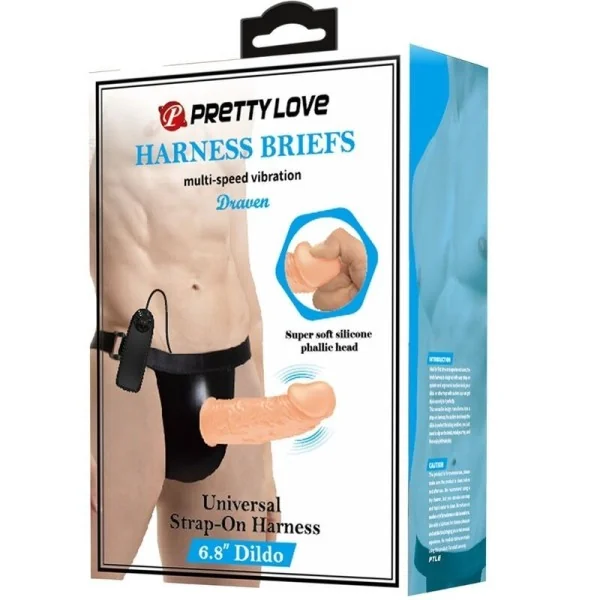 Gurt-Hose mit Vibrationsdildo Inklusive von Pretty Love kaufen | Fesselliebe