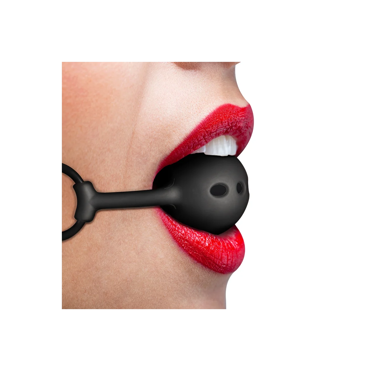 Atmungsaktiver Ballknopf aus Silikon von Fetish Submissive Bondage kaufen | Fesselliebe