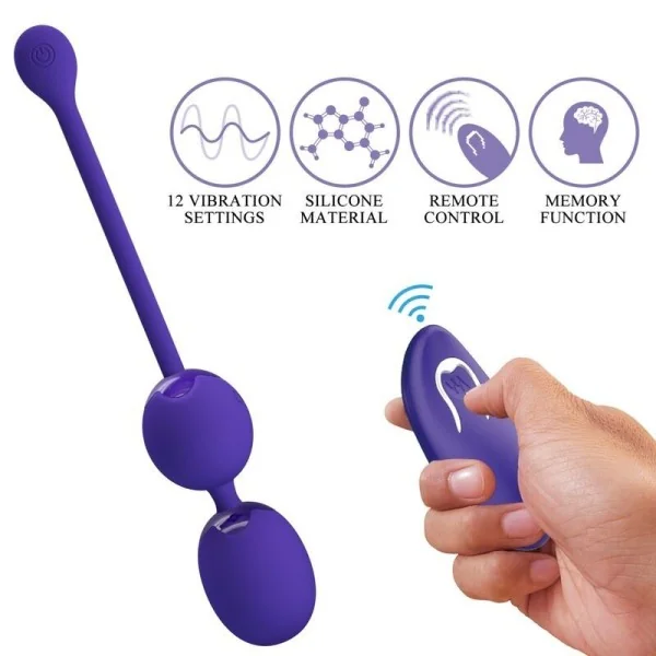 Willie Youth mit Fernbedienungsblle & Violette Vibration von Pretty Love Led kaufen | Fesselliebe