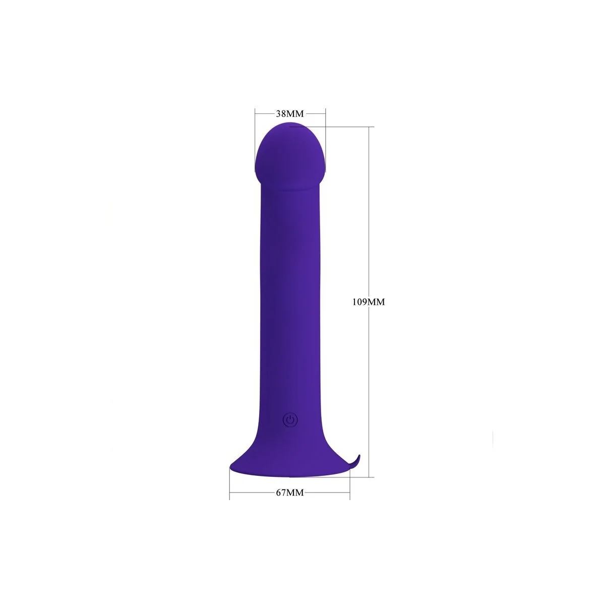 Murray Youth Vibrierender Dildo & wiederaufladbarer Violett von Pretty Love Led kaufen | Fesselliebe