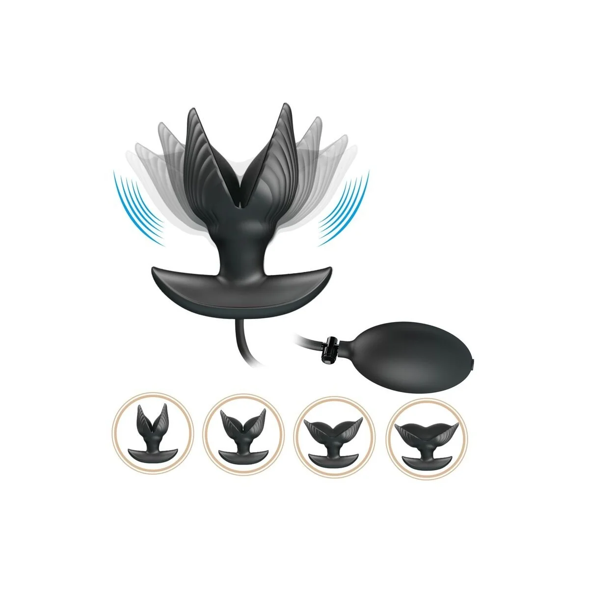 Aufblasbarer & wiederaufladbarer Analplug von Pretty Love Bottom kaufen | Fesselliebe