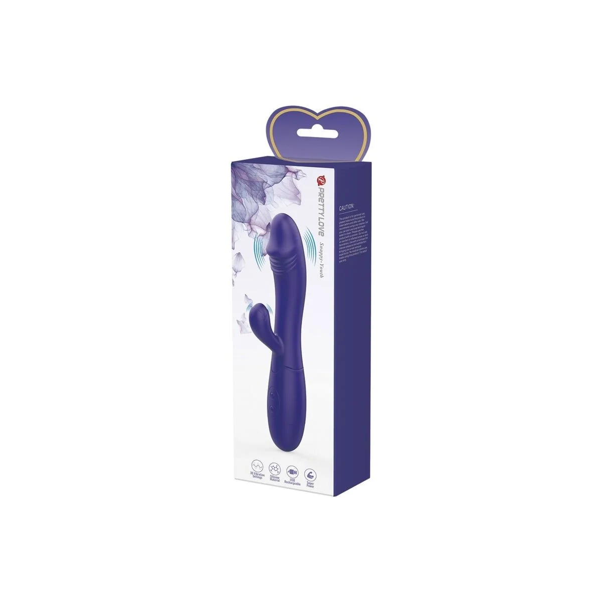 Snappy Jugendvibrator & G-Spot-Stimulator Violett von Pretty Love Led kaufen | Fesselliebe