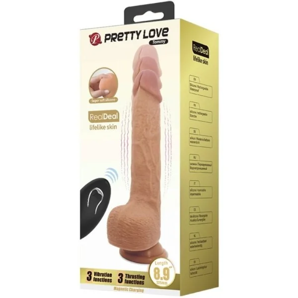Tommy realistischer Dildo-Vibrator 22.5 cm von Pretty Love Flirtation kaufen | Fesselliebe