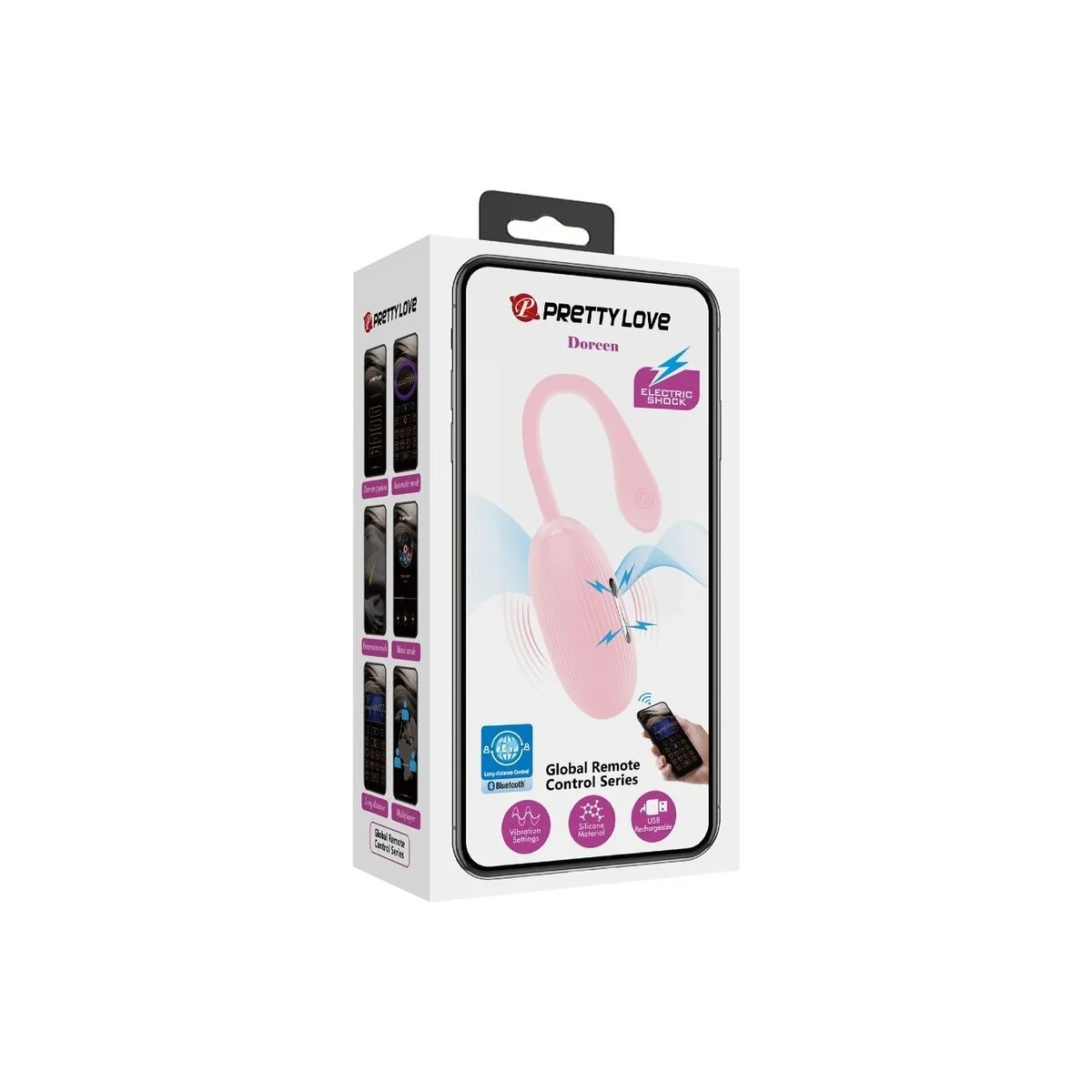 Doreen Pink wiederaufladbares Vibrations-Ei von Pretty Love Smart kaufen | Fesselliebe