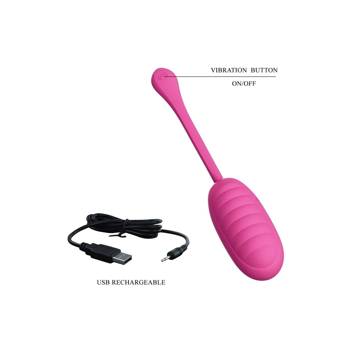 Catalina Pink wiederaufladbares Vibrierendes Ei von Pretty Love Smart kaufen | Fesselliebe