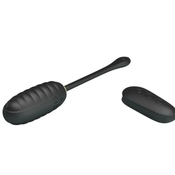 Doreen Luxury wiederaufladbares Vibrierendes Ei Schwarz mit Fernbedienung von Pretty Love Smart kaufen | Fesselliebe