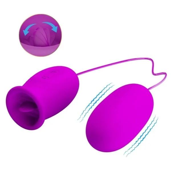 Daisy Dual Egg wiederaufladbarer Vibrator Lila von Pretty Love Flirtation kaufen | Fesselliebe
