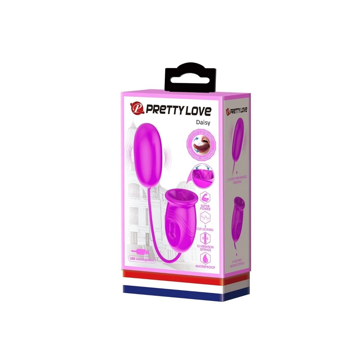 Daisy Dual Egg wiederaufladbarer Vibrator Lila von Pretty Love Flirtation kaufen | Fesselliebe