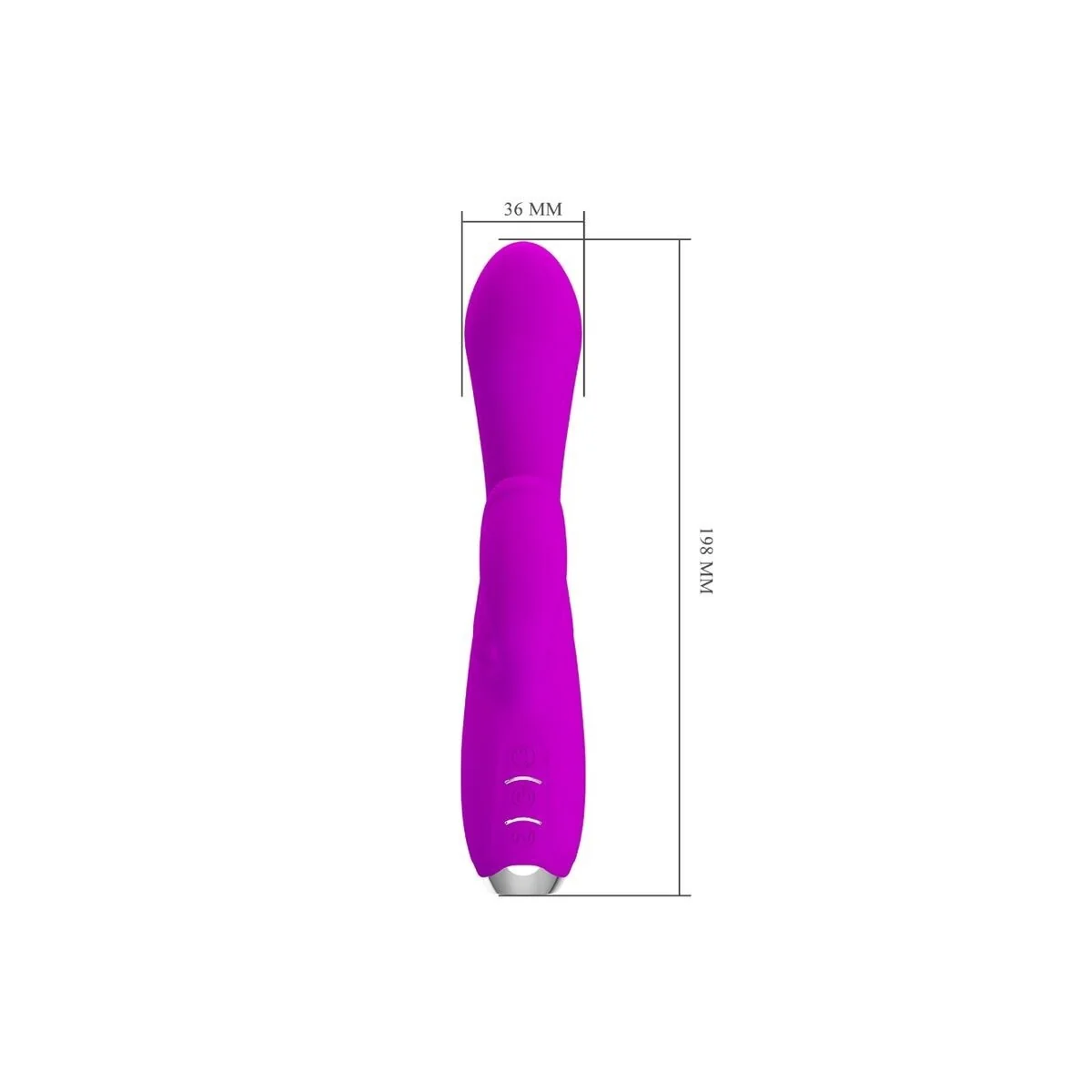Gloria wiederaufladbarer Kaninchenvibrator, Wasserdicht, Lila von Pretty Love C-Type kaufen | Fesselliebe