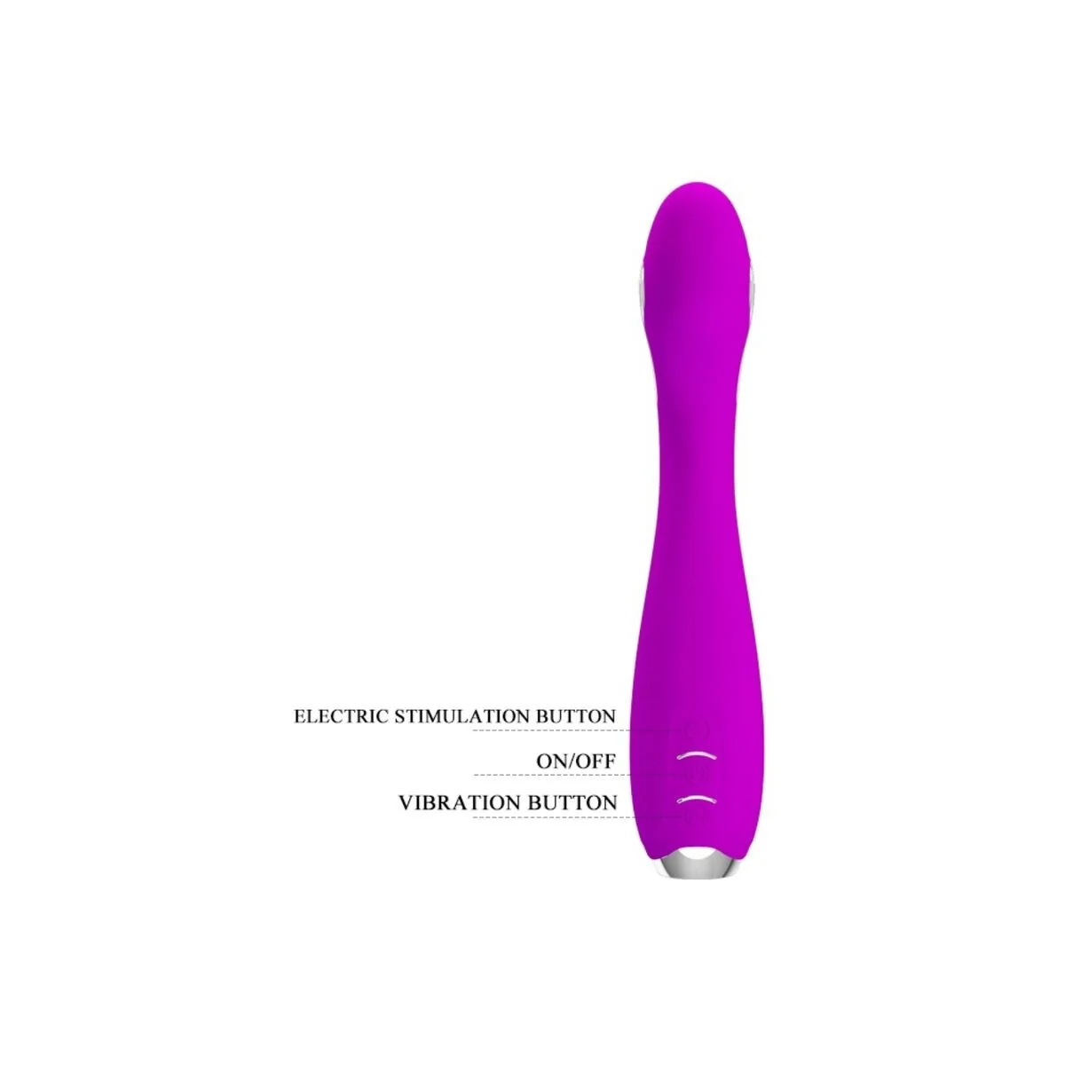 Hector wiederaufladbarer Elektroschock-Vibrator Wasserdicht Lila von Pretty Love Flirtation kaufen | Fesselliebe