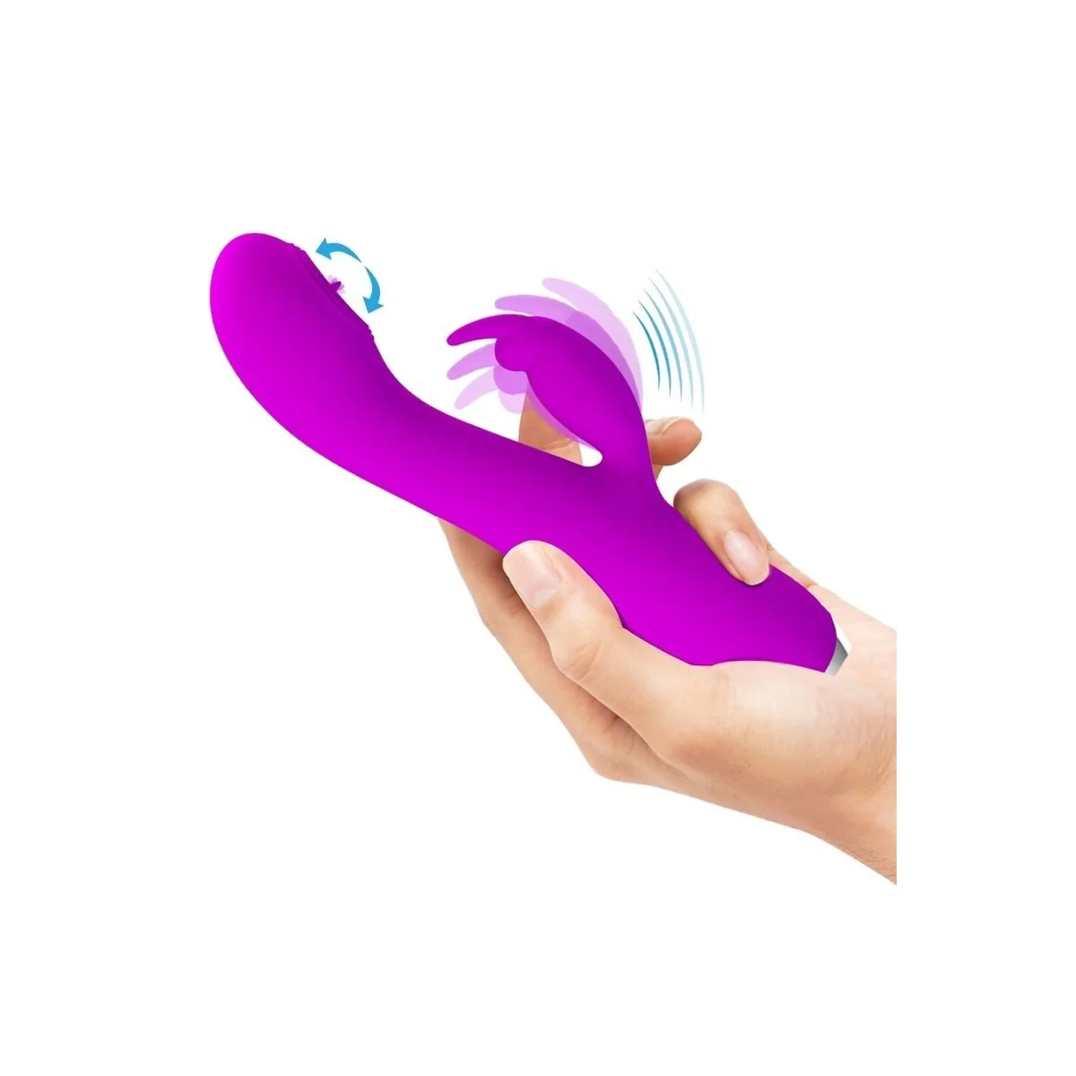 Rachel wiederaufladbarer Vibrator mit Lila Sauger von Pretty Love C-Type kaufen | Fesselliebe
