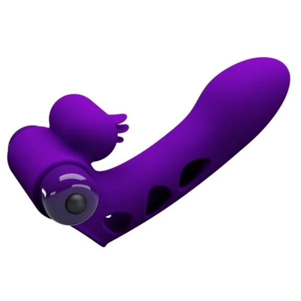 Orlando Purple Vibrator Fingerhülle von Pretty Love Male kaufen | Fesselliebe
