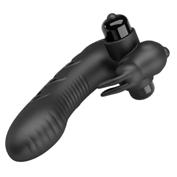 Vance Black Rabbit Vibrator Fingerabdeckung von Pretty Love Male kaufen | Fesselliebe