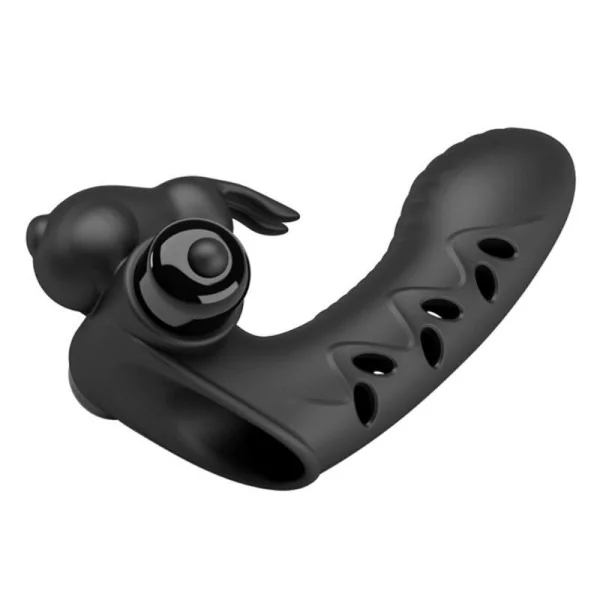 Vance Black Rabbit Vibrator Fingerabdeckung von Pretty Love Male kaufen | Fesselliebe