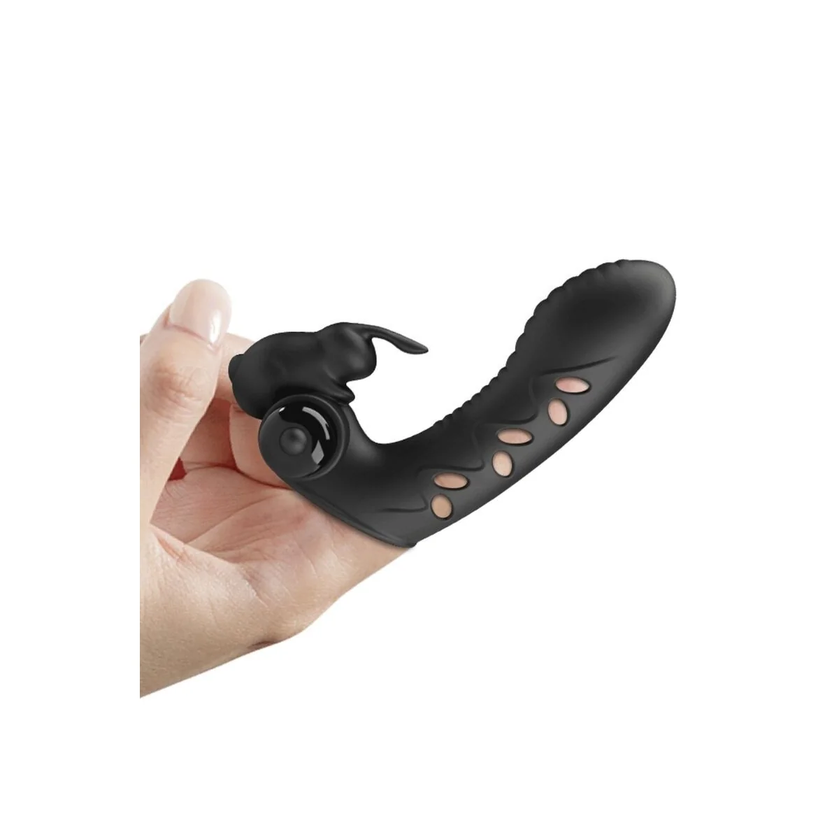 Vance Black Rabbit Vibrator Fingerabdeckung von Pretty Love Male kaufen | Fesselliebe