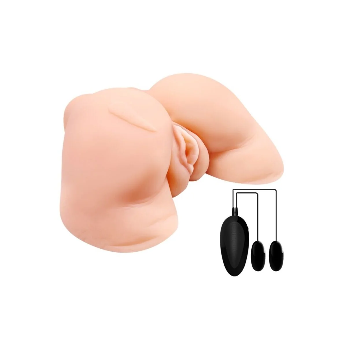 Vagina und Anus mit Realistischem Netz mit Vibration von Crazy Bull kaufen | Fesselliebe