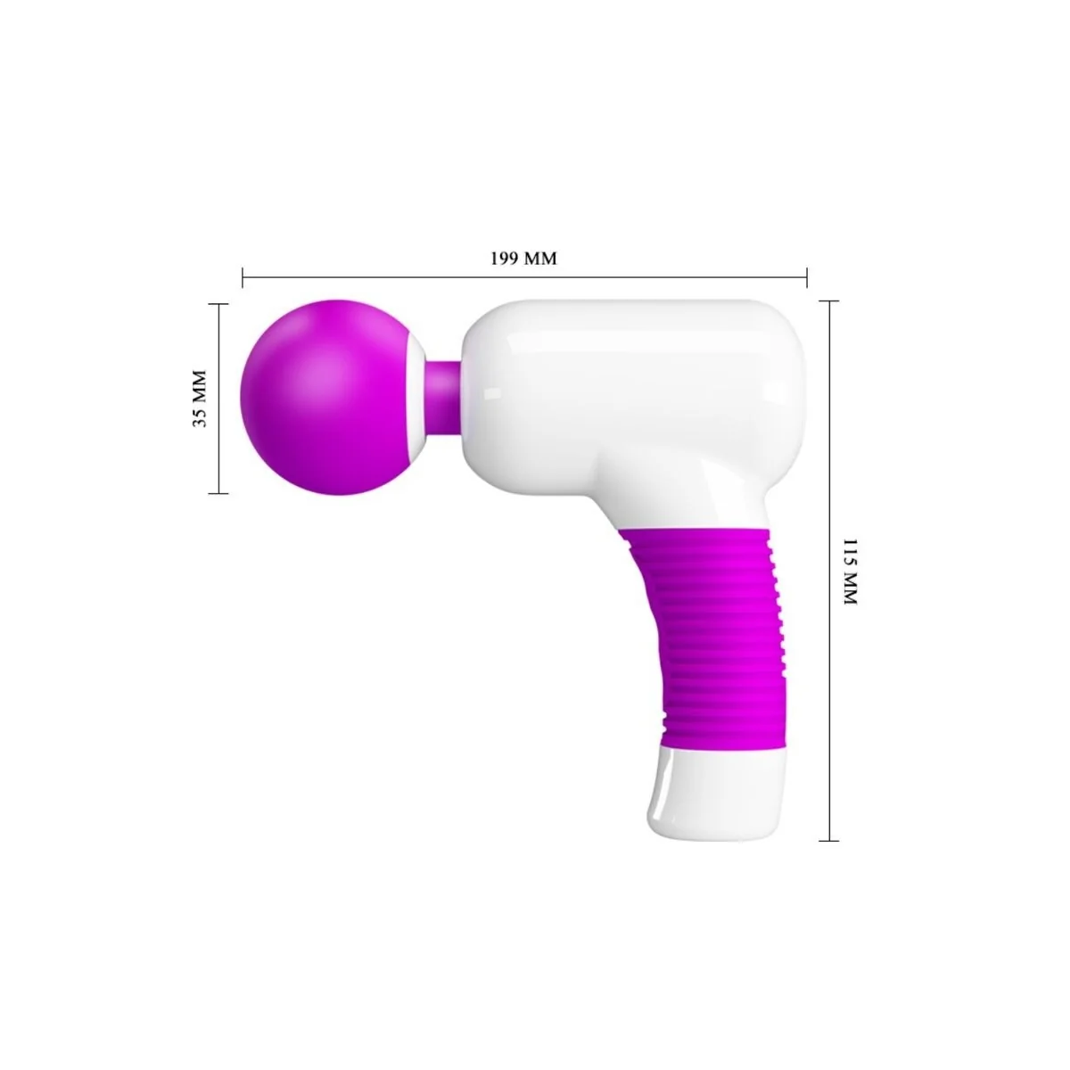 Magic Gum wiederaufladbares Massagerät von Pretty Love C-Type kaufen | Fesselliebe