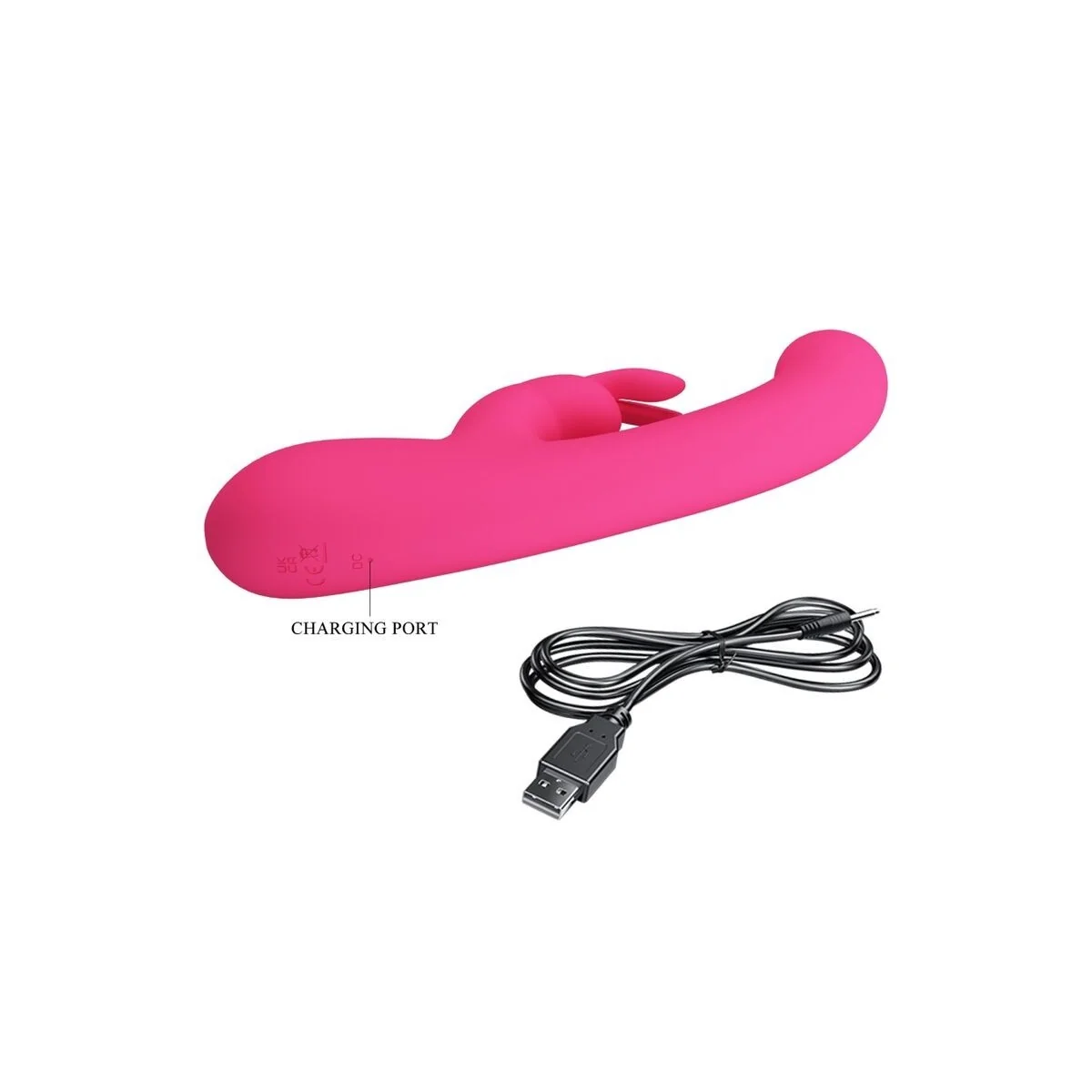 Lamar Rabbit Vibrator & Rosa G-Spot von Pretty Love Led kaufen | Fesselliebe