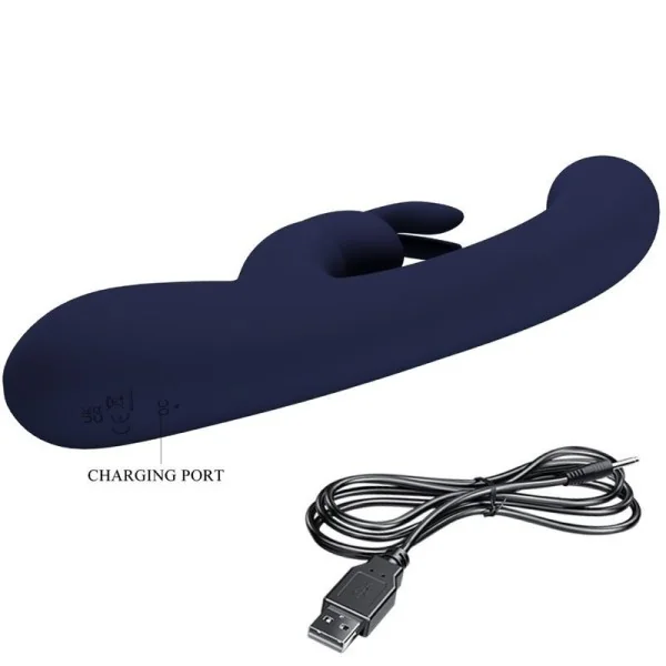 Lamar Rabbit Vibrator & Blauer G-Spot von Pretty Love Led kaufen | Fesselliebe