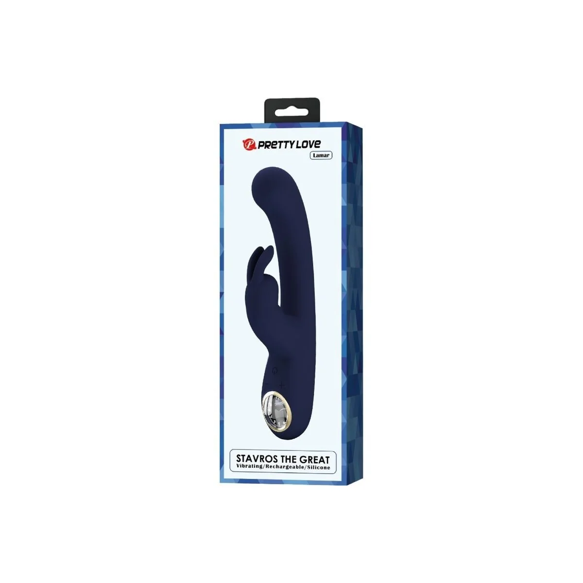 Lamar Rabbit Vibrator & Blauer G-Spot von Pretty Love Led kaufen | Fesselliebe