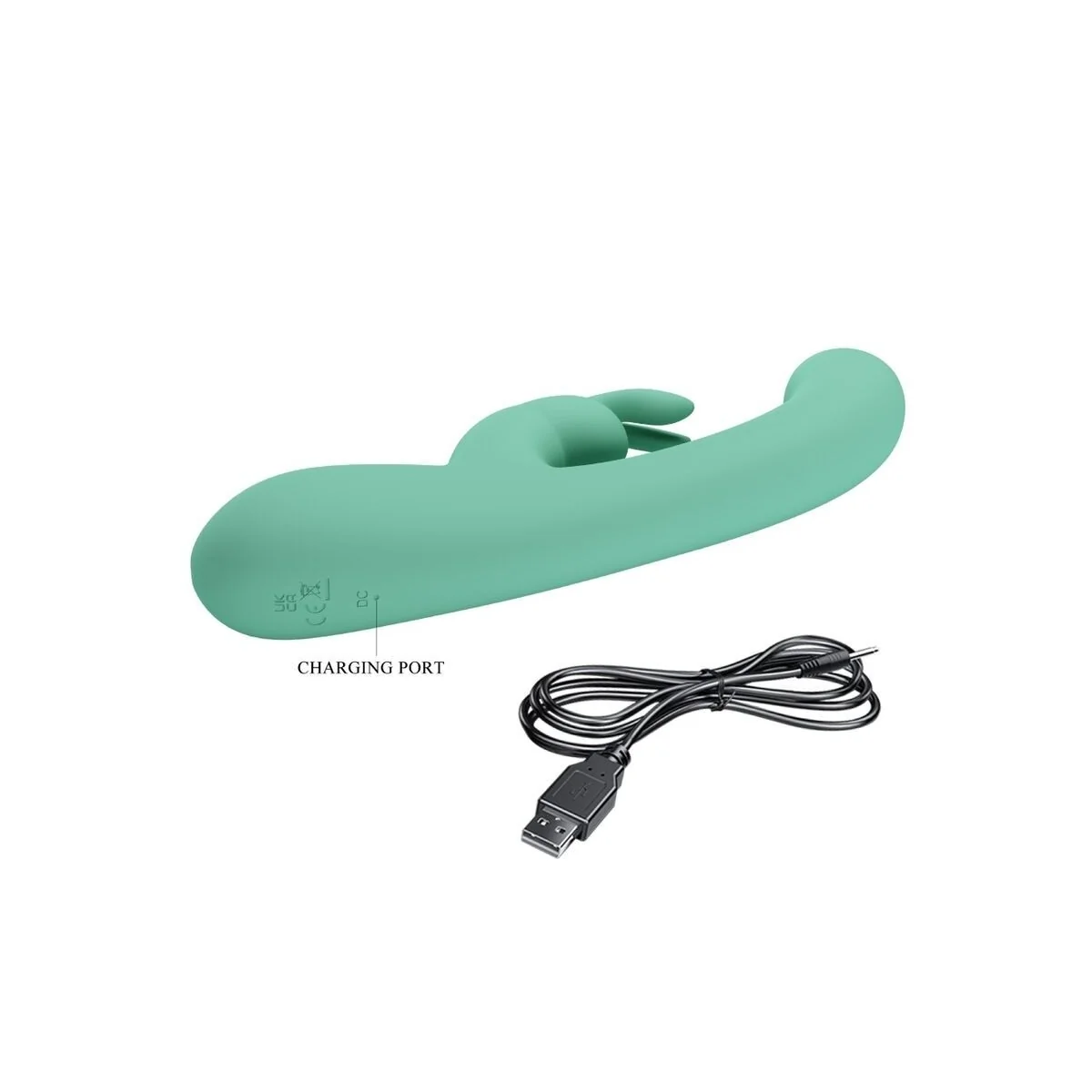 Lamar Rabbit Vibrator & Grüner G-Spot von Pretty Love Led kaufen | Fesselliebe