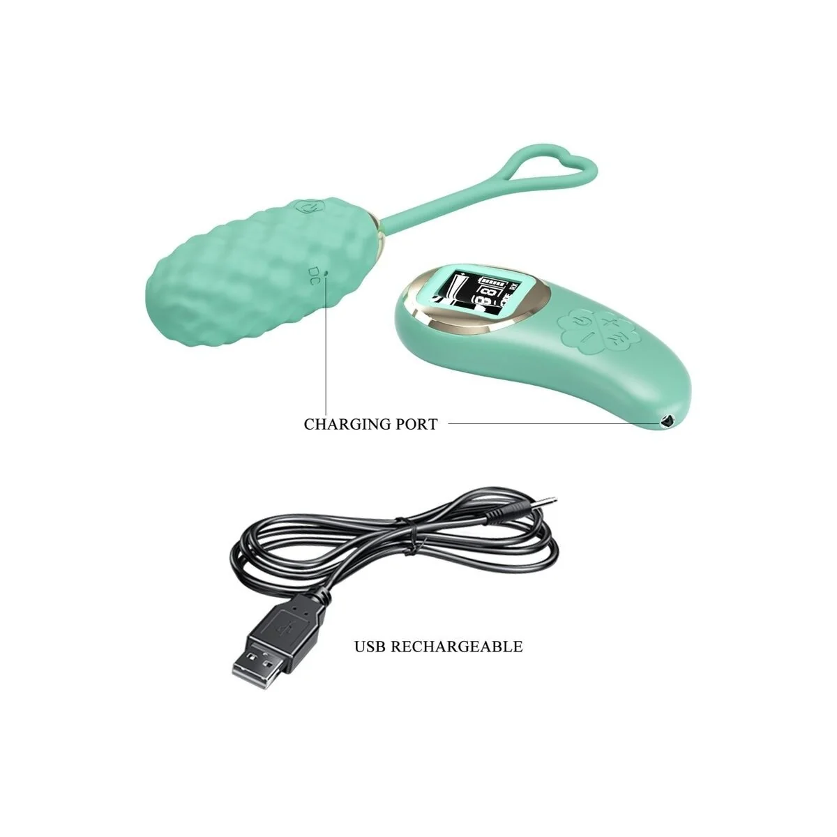 Vivian Green Vibrierendes Ei mit Fernbedienung von Pretty Love Led kaufen | Fesselliebe