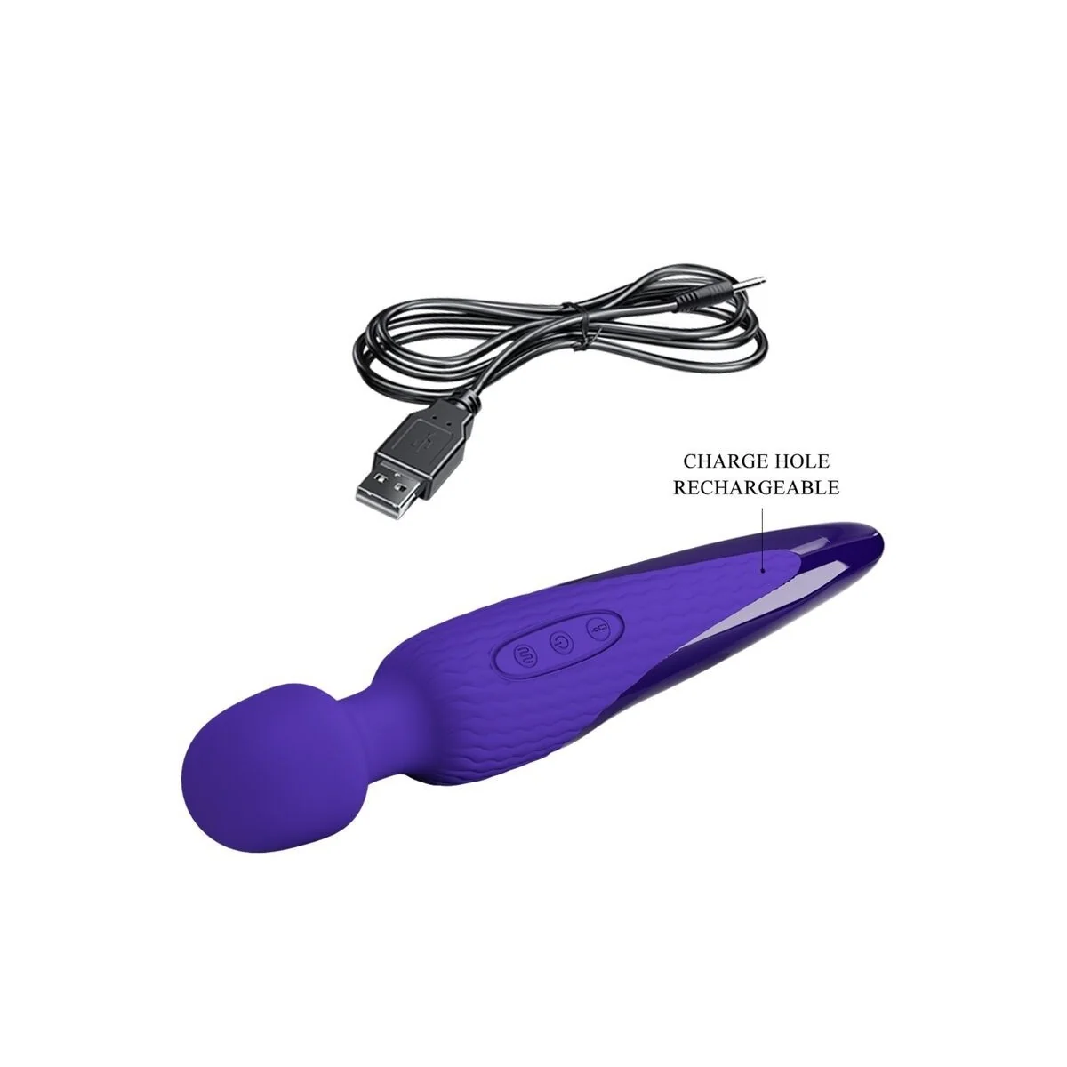Antony Youth Wand Vibrator Violet Wärmeeffekt von Pretty Love Youth kaufen | Fesselliebe