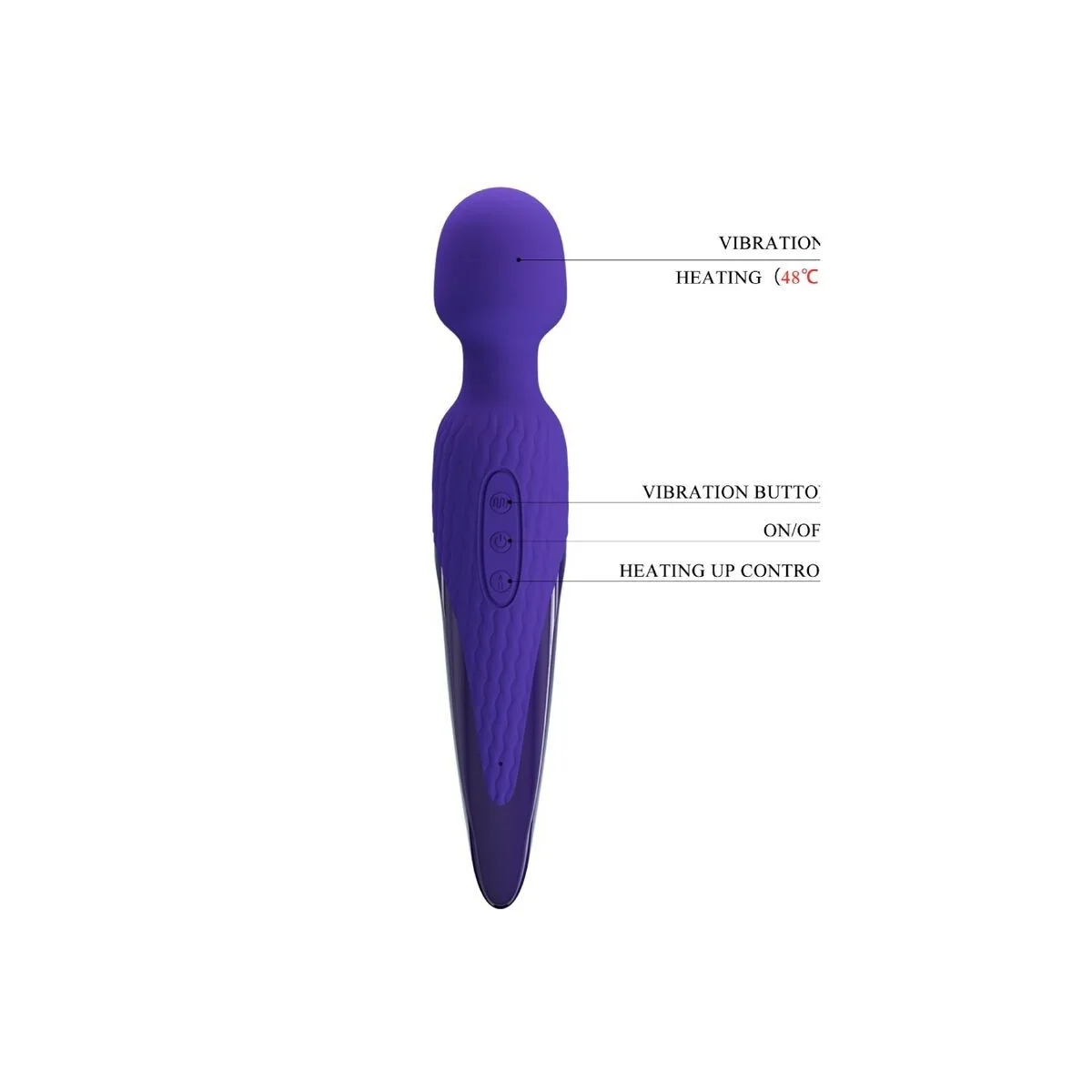 Antony Youth Wand Vibrator Violet Wärmeeffekt von Pretty Love Youth kaufen | Fesselliebe