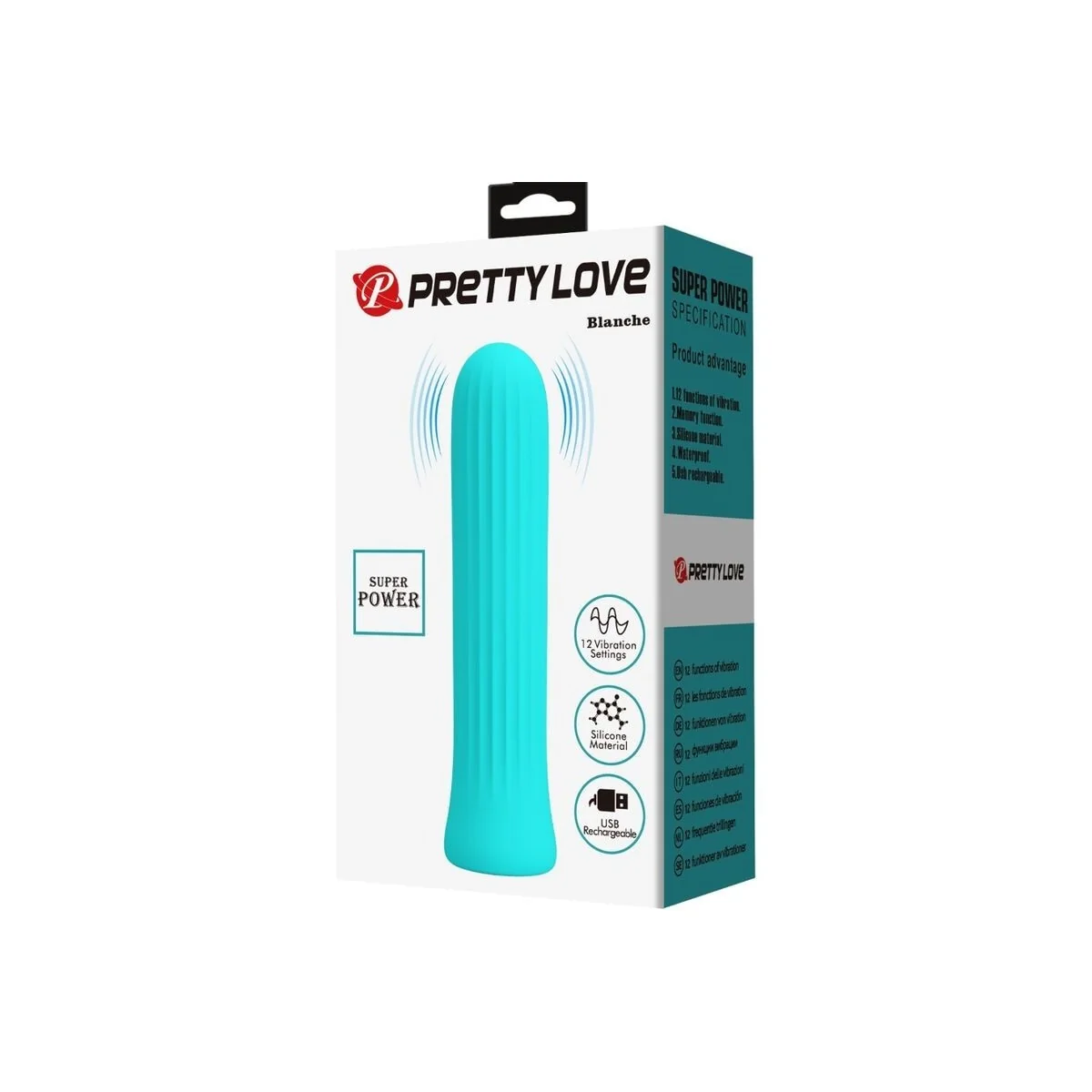 Blanche Blauer Stimulator-Vibrator von Pretty Love C-Type kaufen | Fesselliebe