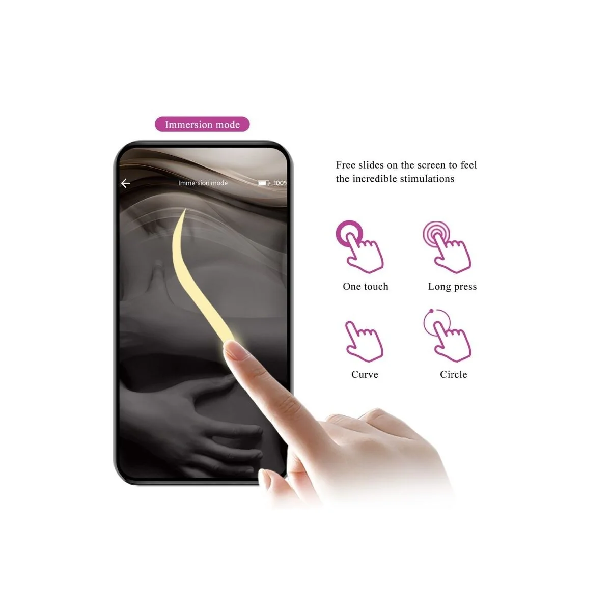 Vibrierendes Ei der Nymphe, App-Gesteuert, Lila von Pretty Love Bottom kaufen | Fesselliebe