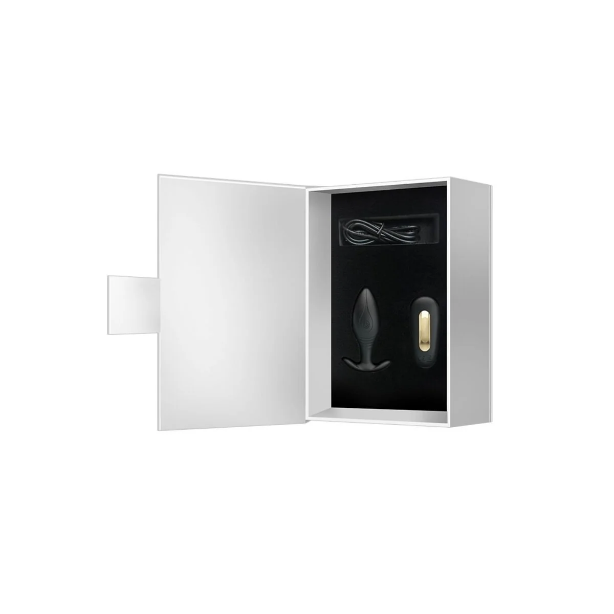 Regina Anal Plug wiederaufladbarer Vibrator Schwarz von Pretty Love Bottom kaufen | Fesselliebe